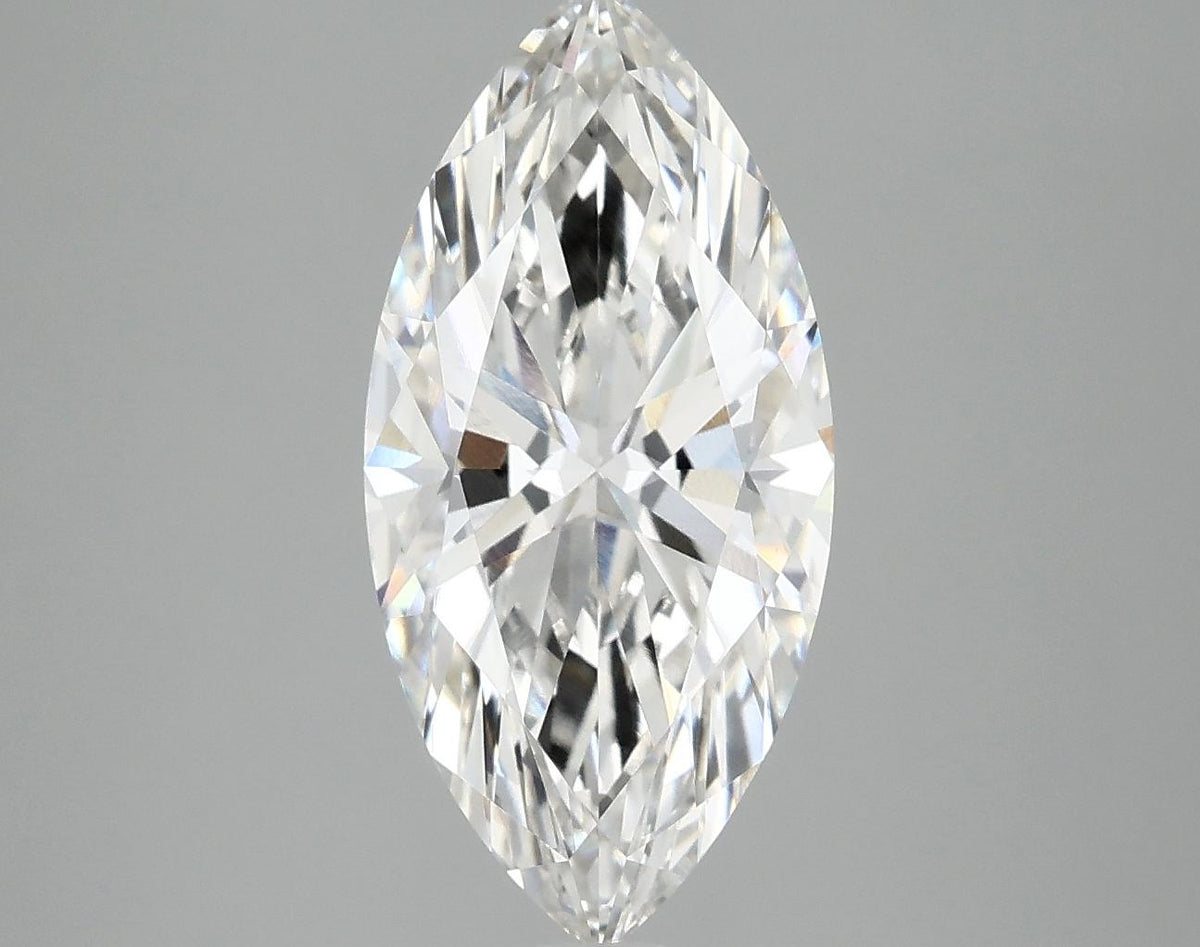 2.98 Carat Marquise Shaped Excellent Cut VVS2 IGI Certified Lab Grown Diamond