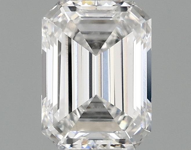 0.97 Carat Emerald Shaped Excellent Cut VVS2 IGI Certified Lab Grown Diamond
