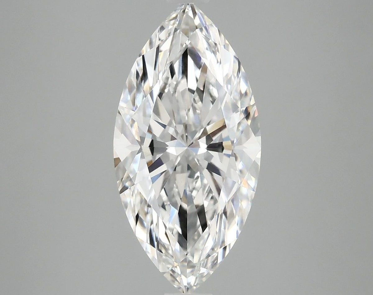 3.06 Carat Marquise Shaped Ideal Cut VVS2 IGI Certified Lab Grown Diamond