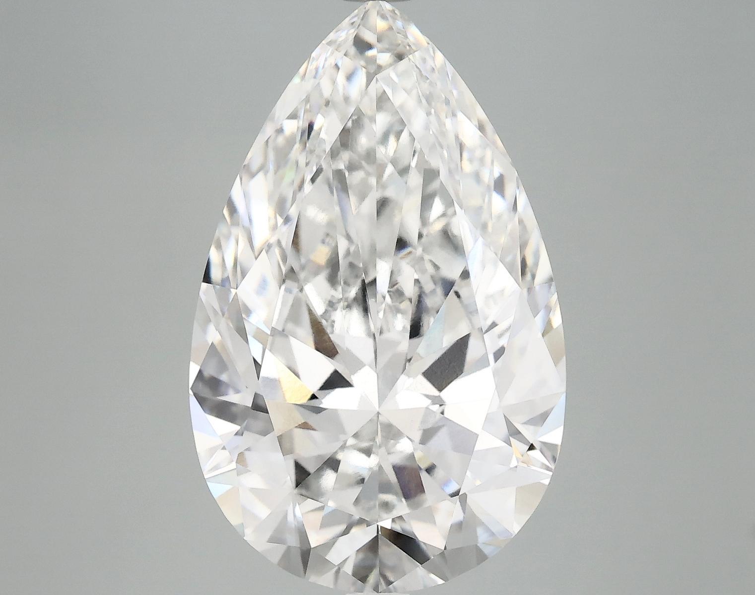7.8 Carat Pear Shaped Ideal Cut VVS2 IGI Certified Lab Grown Diamond