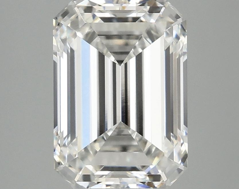 3.01 Carat Emerald Shaped Ideal Cut VVS2 IGI Certified Lab Grown Diamond
