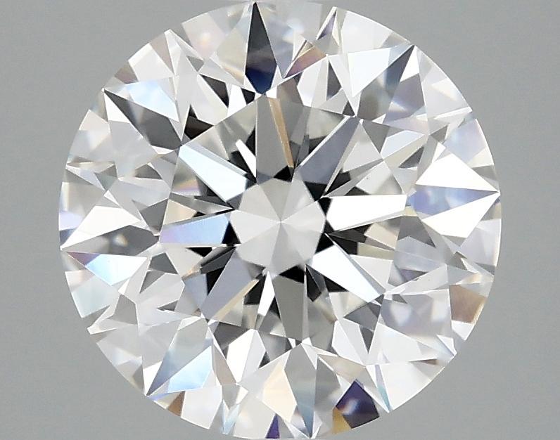 3.06 Carat Round Shaped Excellent Cut VVS2 IGI Certified Lab Grown Diamond