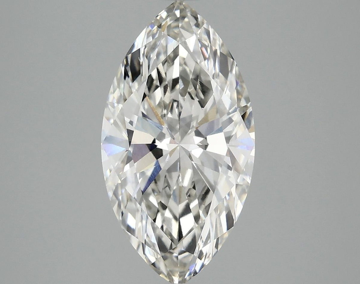 2.98 Carat Marquise Shaped Excellent Cut VVS2 IGI Certified Lab Grown Diamond