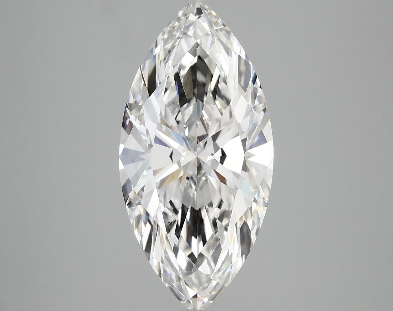3.02 Carat Marquise Shaped Excellent Cut VS1 IGI Certified Lab Grown Diamond