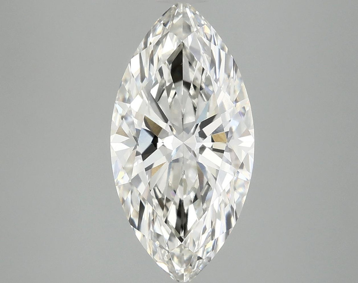 3.06 Carat Marquise Shaped Ideal Cut VVS2 IGI Certified Lab Grown Diamond