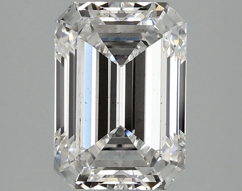 2.4 Carat Emerald Shaped Ideal Cut SI1 IGI Certified Lab Grown Diamond