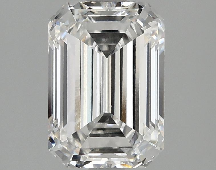 2.1 Carat Emerald Shaped Ideal Cut VVS2 IGI Certified Lab Grown Diamond