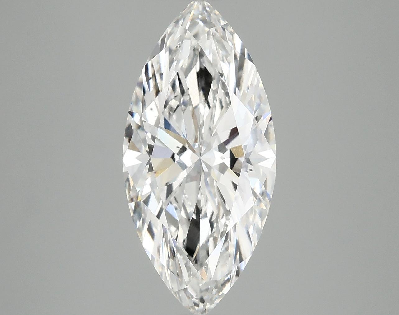 3.04 Carat Marquise Shaped Excellent Cut SI1 IGI Certified Lab Grown Diamond
