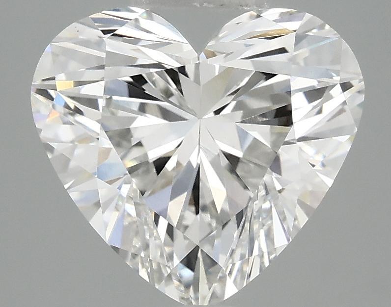 3.09 Carat Heart Shaped Ideal Cut VVS2 IGI Certified Lab Grown Diamond