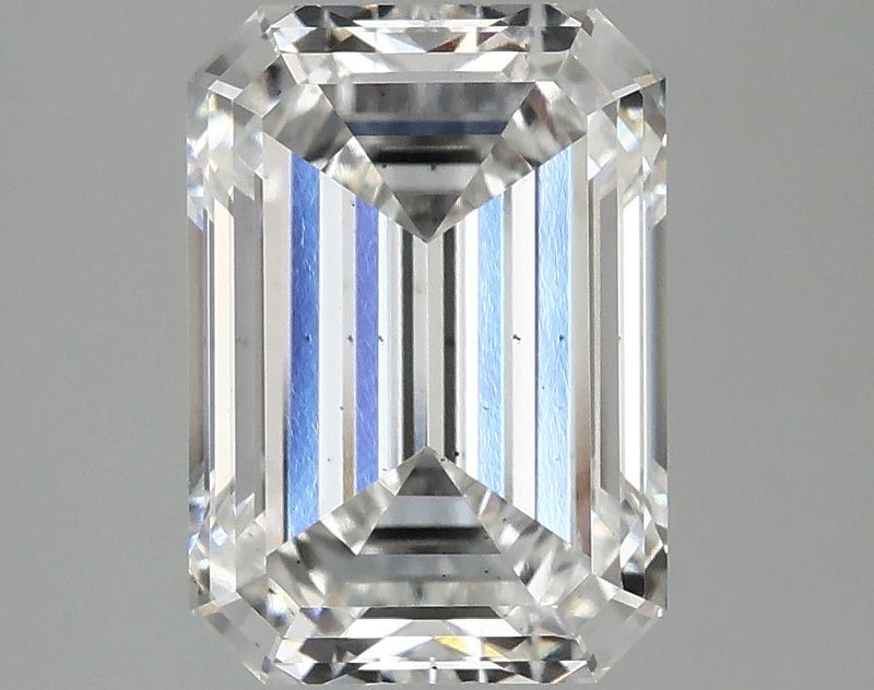 3.51 Carat Emerald Shaped Ideal Cut SI1 IGI Certified Lab Grown Diamond