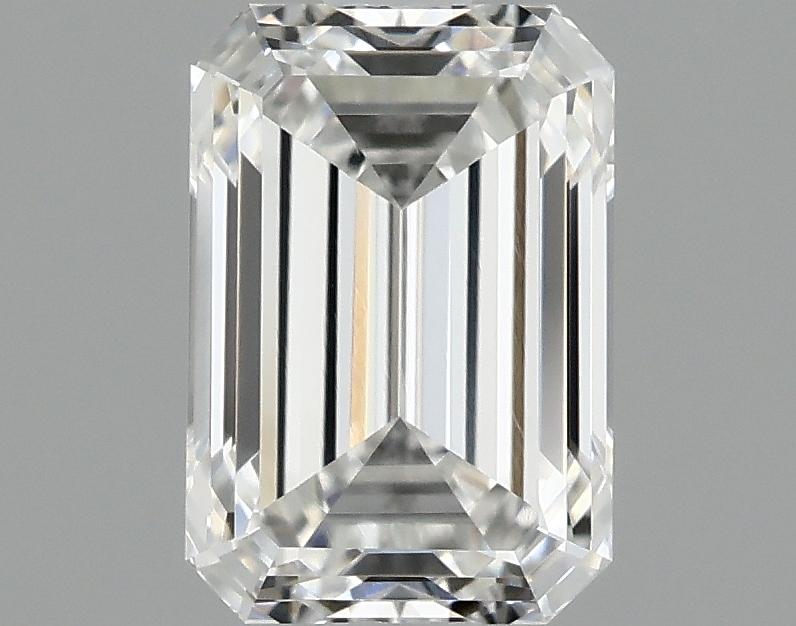 0.98 Carat Emerald Shaped Ideal Cut VVS2 IGI Certified Lab Grown Diamond