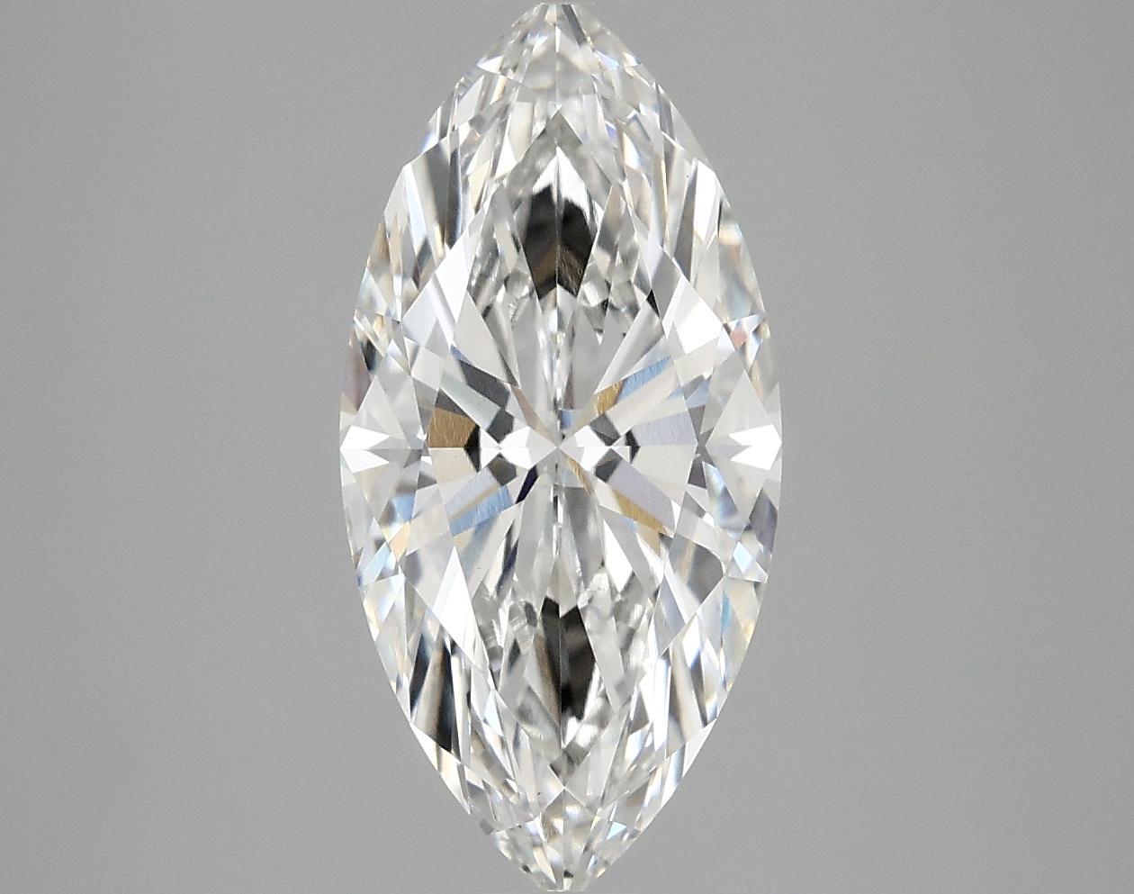 3.02 Carat Marquise Shaped Excellent Cut VS1 IGI Certified Lab Grown Diamond