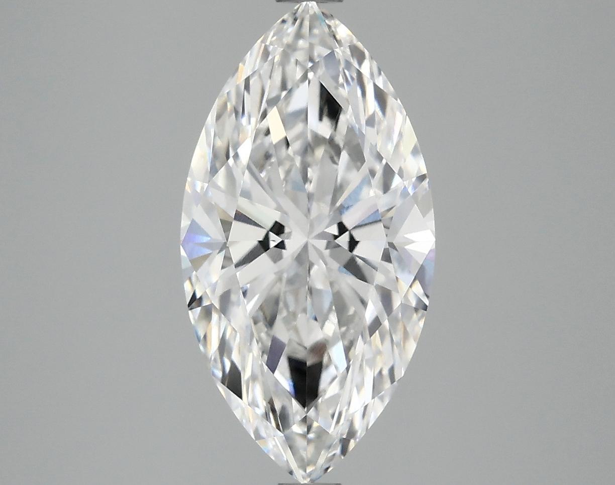 3.02 Carat Marquise Shaped Excellent Cut VVS2 IGI Certified Lab Grown Diamond