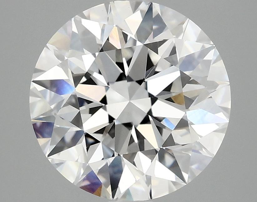 3.09 Carat Round Shaped Excellent Cut VVS2 IGI Certified Lab Grown Diamond
