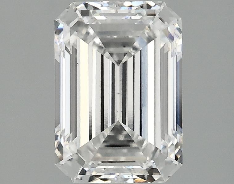 2.1 Carat Emerald Shaped Ideal Cut VS2 IGI Certified Lab Grown Diamond