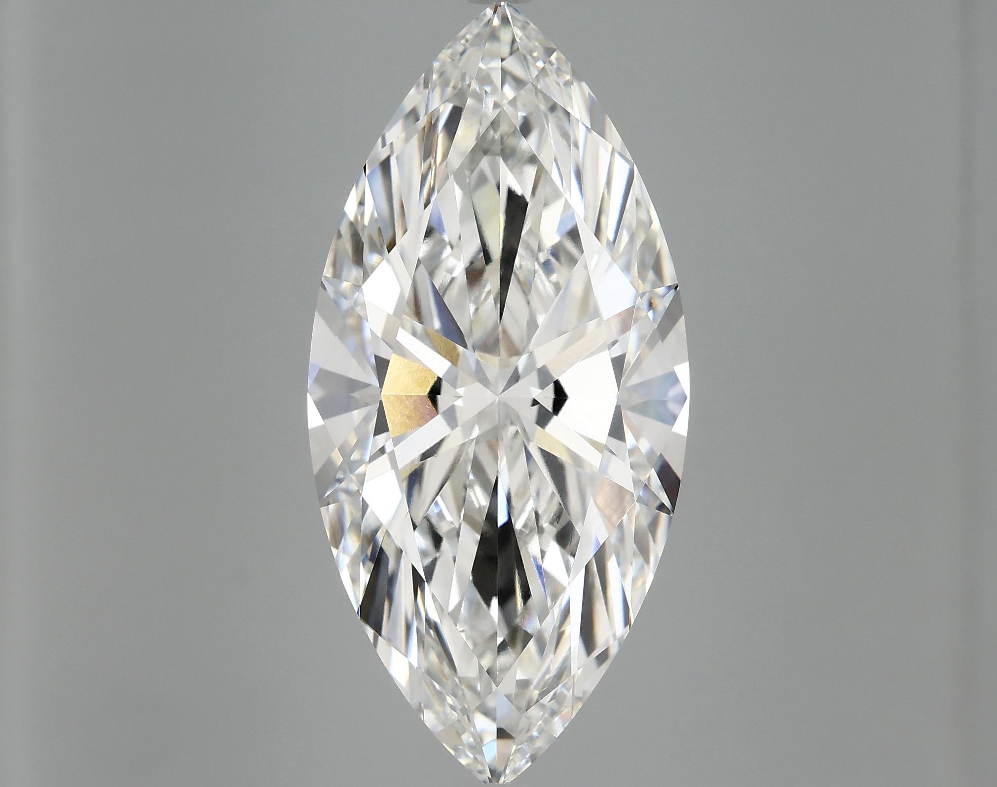 10.32 Carat Marquise Shaped Excellent Cut VVS2 IGI Certified Lab Grown Diamond