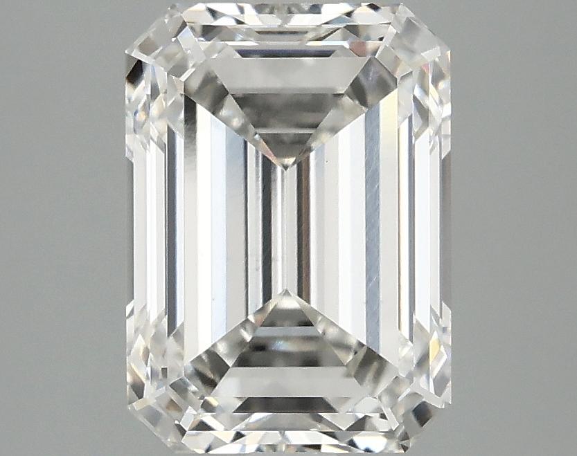 3.21 Carat Emerald Shaped Excellent Cut VVS2 IGI Certified Lab Grown Diamond