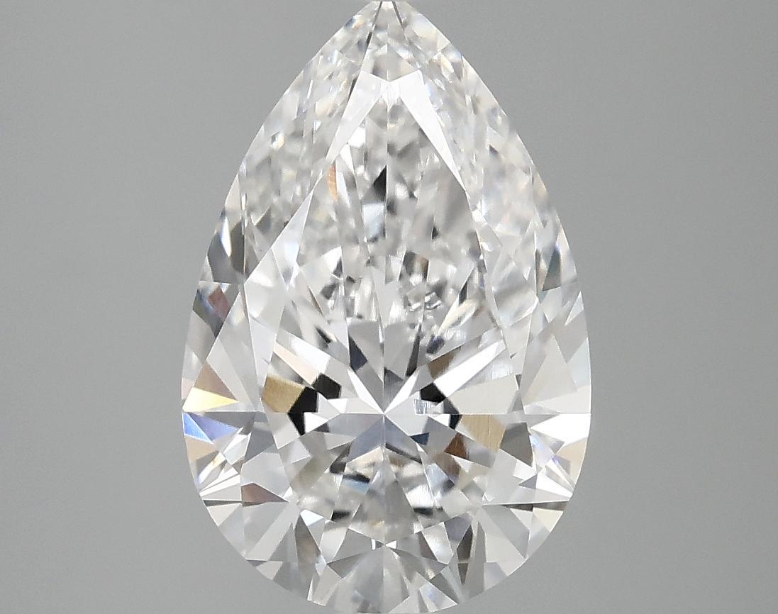 3.03 Carat Pear Shaped Excellent Cut VVS2 IGI Certified Lab Grown Diamond