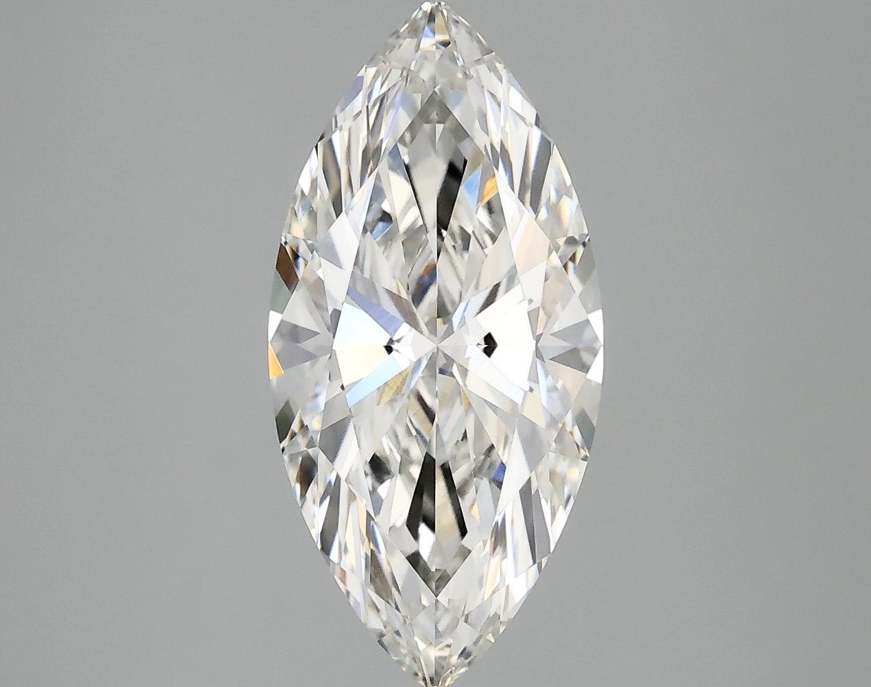 2.42 Carat Marquise Shaped Excellent Cut VVS2 IGI Certified Lab Grown Diamond