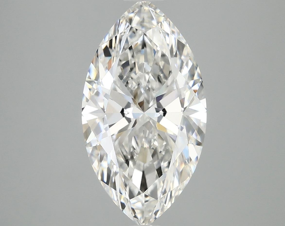 2.97 Carat Marquise Shaped Excellent Cut VVS2 IGI Certified Lab Grown Diamond