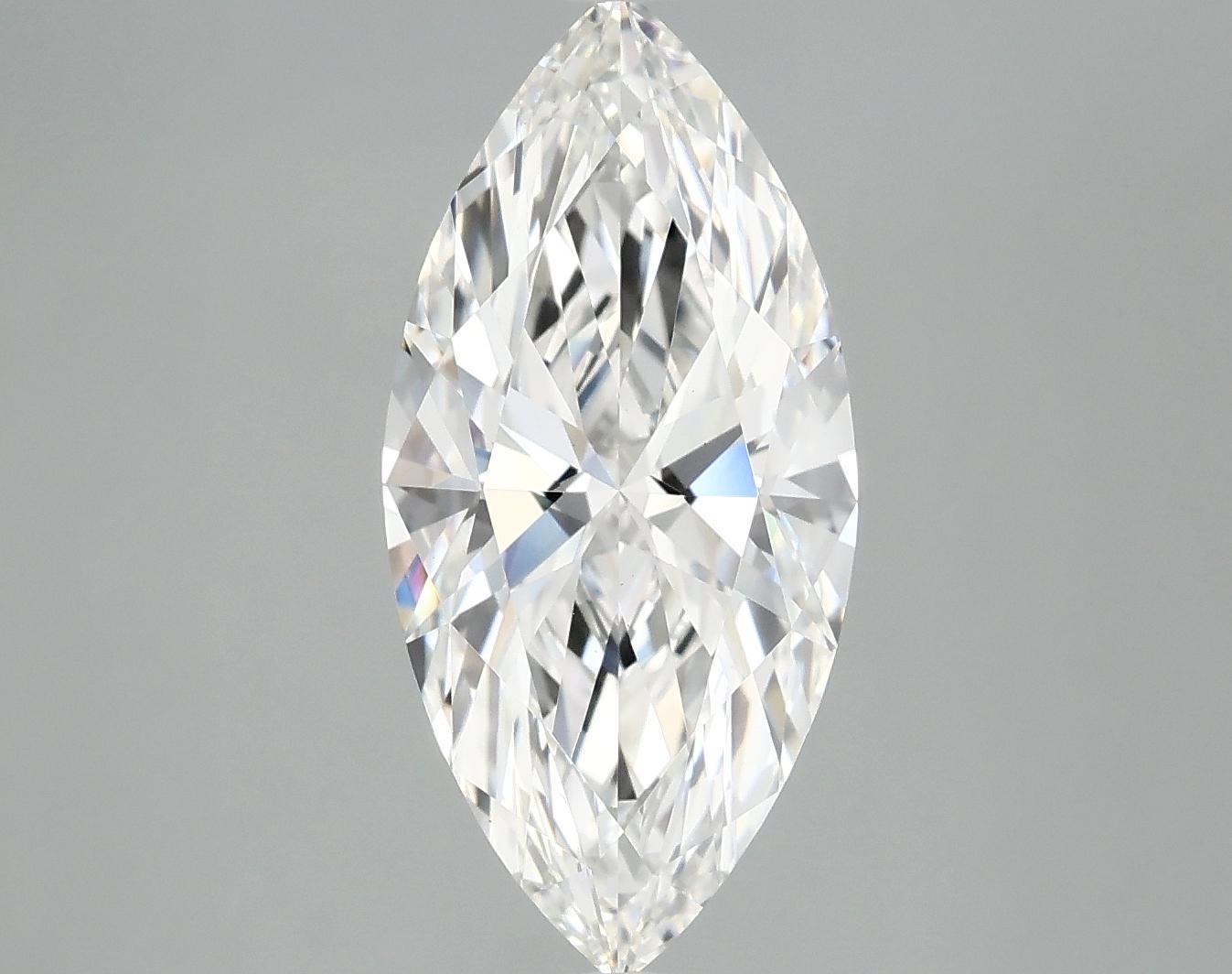 3.04 Carat Marquise Shaped Excellent Cut VS1 IGI Certified Lab Grown Diamond
