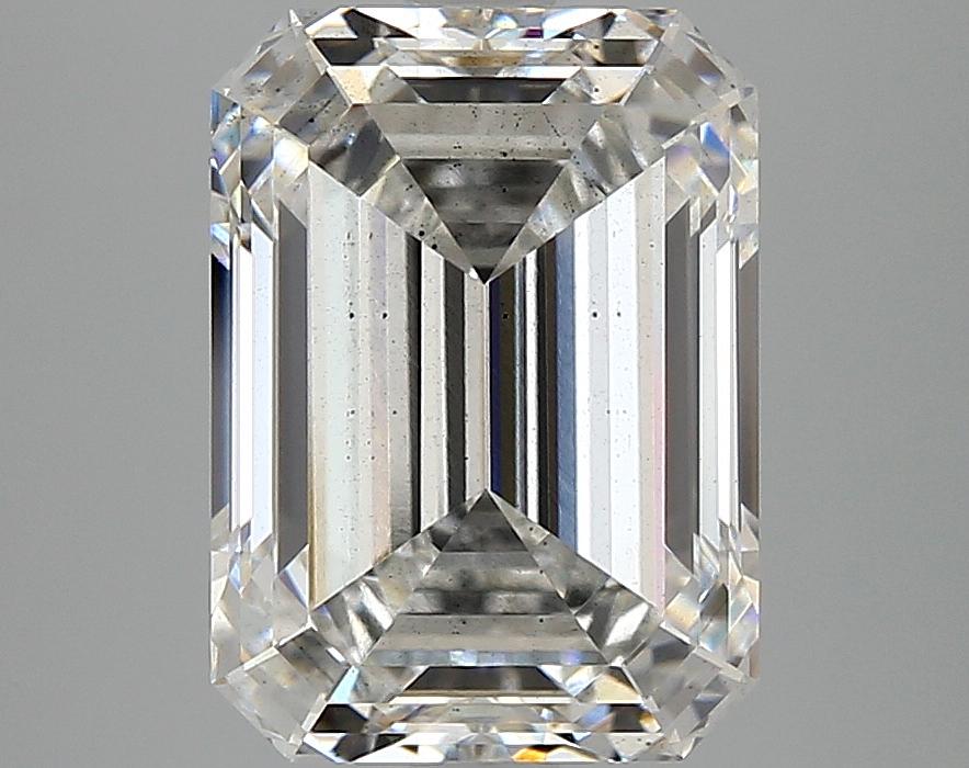 5.09 Carat Emerald Shaped Excellent Cut SI1 IGI Certified Lab Grown Diamond