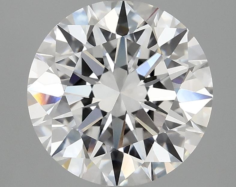 3.08 Carat Round Shaped Ideal Cut VVS2 IGI Certified Lab Grown Diamond