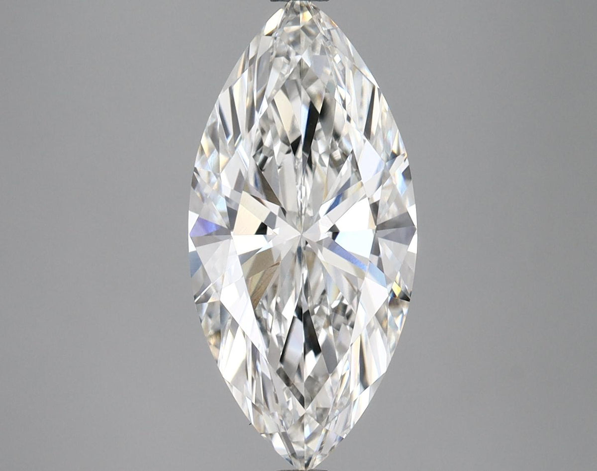 3.0 Carat Marquise Shaped Excellent Cut VVS2 IGI Certified Lab Grown Diamond