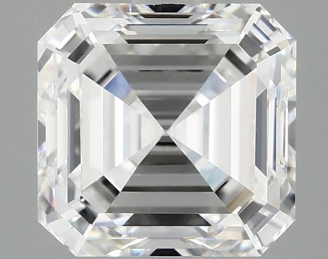 2.84 Carat Asscher Shaped Ideal Cut VVS2 IGI Certified Lab Grown Diamond