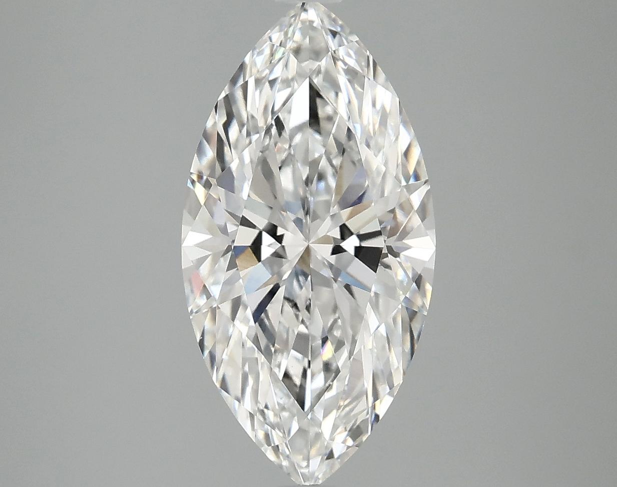 3.09 Carat Marquise Shaped Ideal Cut VVS2 IGI Certified Lab Grown Diamond