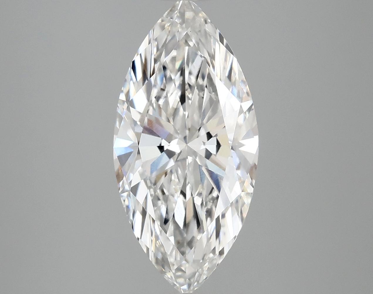 2.97 Carat Marquise Shaped Excellent Cut VS1 IGI Certified Lab Grown Diamond