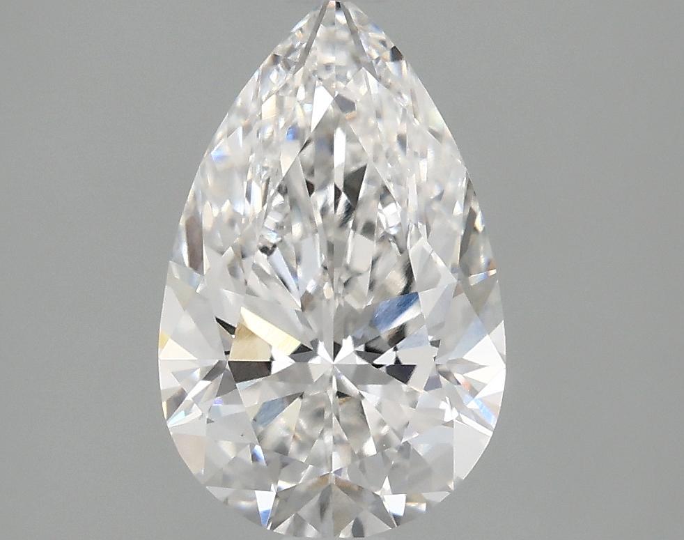 1.46 Carat Pear Shaped Ideal Cut VVS2 IGI Certified Lab Grown Diamond