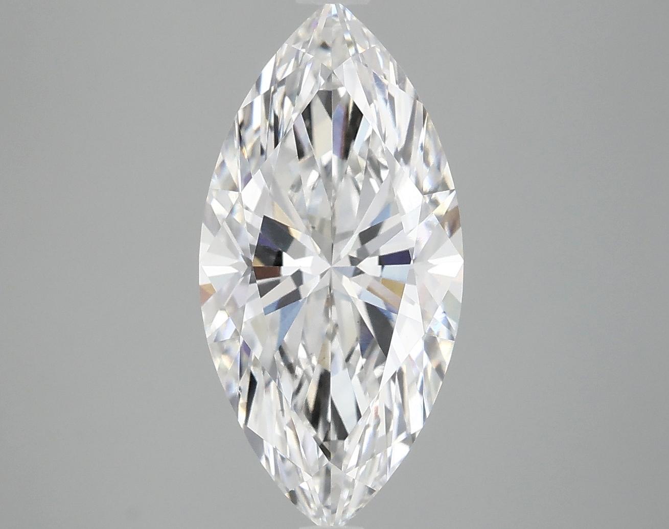 3.08 Carat Marquise Shaped Ideal Cut VS1 IGI Certified Lab Grown Diamond