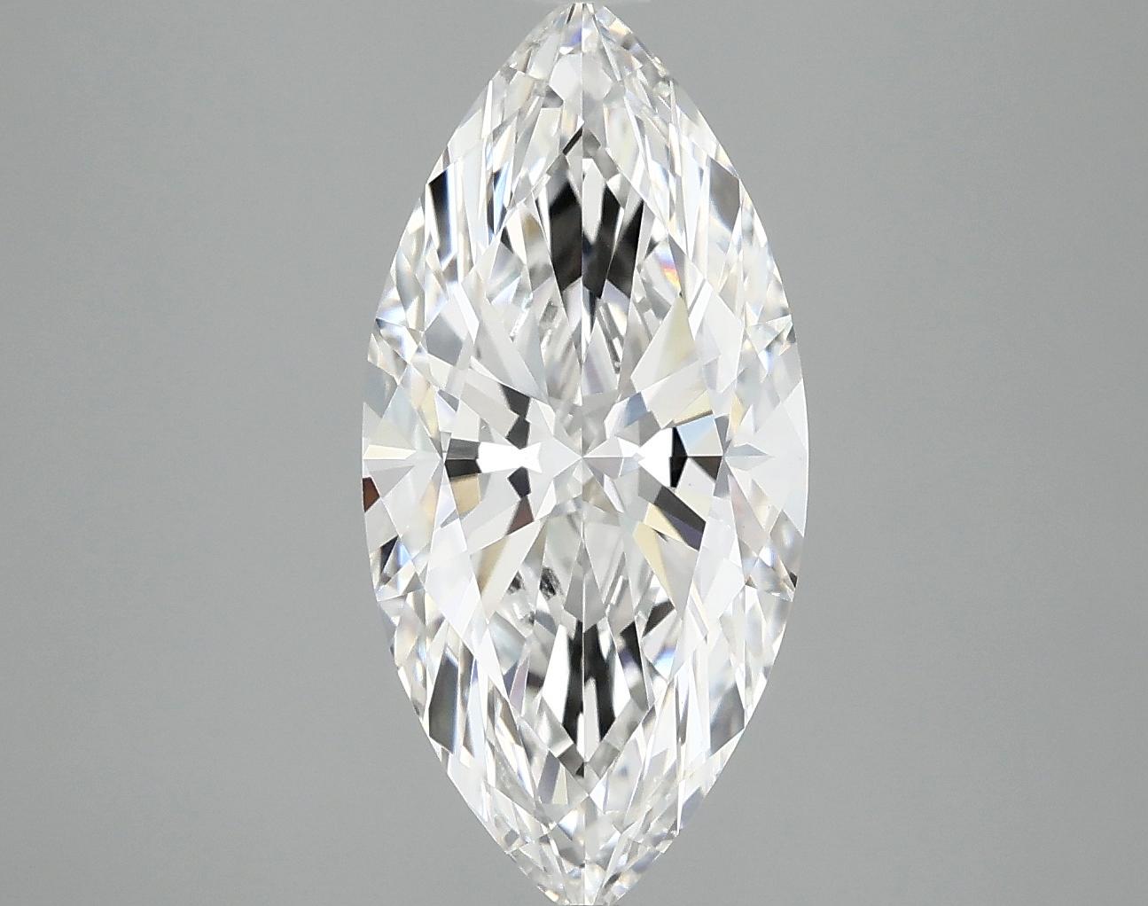 3.08 Carat Marquise Shaped Excellent Cut VS1 IGI Certified Lab Grown Diamond