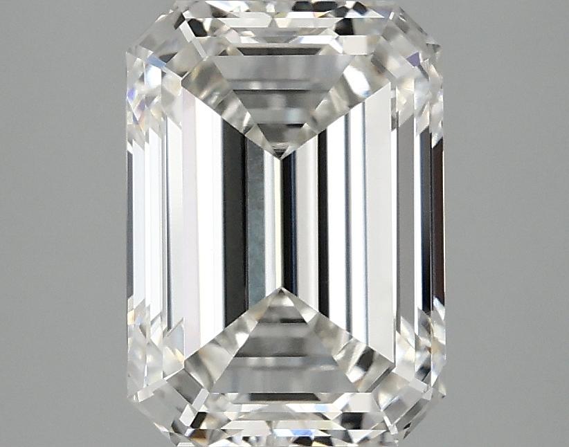 3.02 Carat Emerald Shaped Ideal Cut VVS2 IGI Certified Lab Grown Diamond