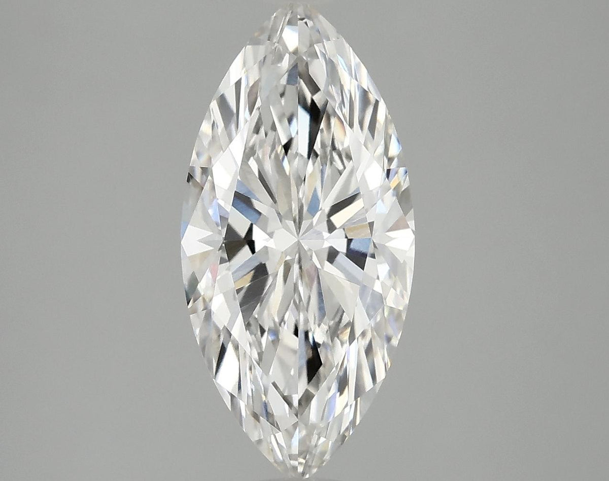2.12 Carat Marquise Shaped Excellent Cut VVS2 IGI Certified Lab Grown Diamond