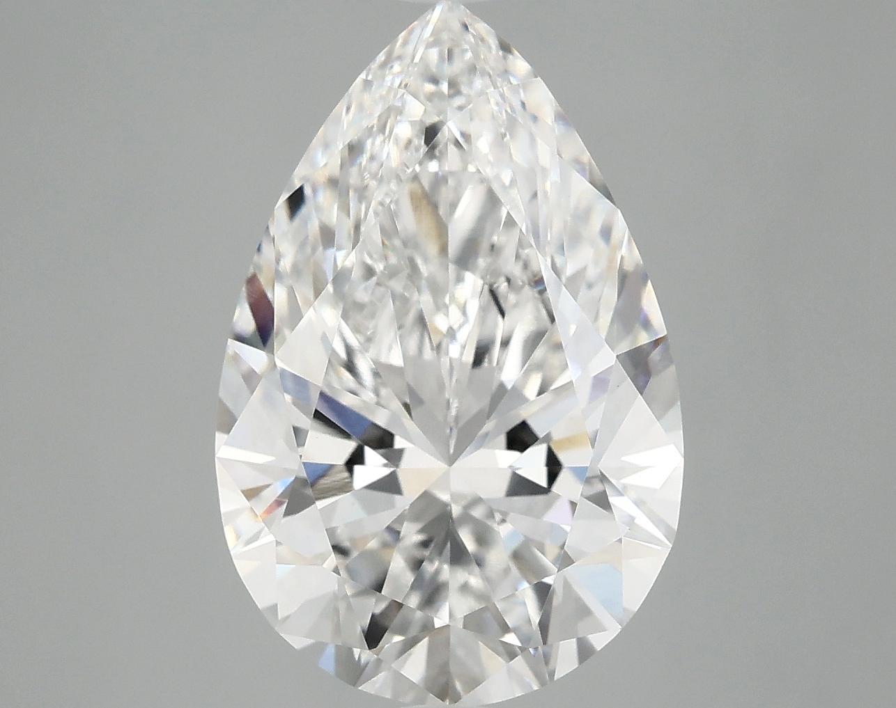 5.06 Carat Pear Shaped Excellent Cut VVS2 IGI Certified Lab Grown Diamond