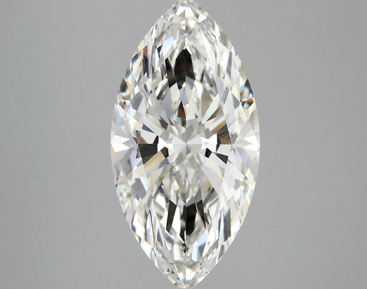 3.03 Carat Marquise Shaped Ideal Cut VVS2 IGI Certified Lab Grown Diamond