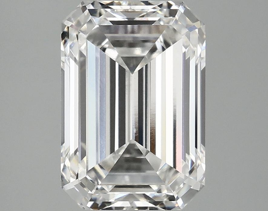 3.46 Carat Emerald Shaped Ideal Cut VVS2 IGI Certified Lab Grown Diamond