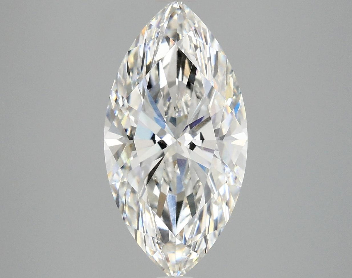 3.06 Carat Marquise Shaped Ideal Cut VVS2 IGI Certified Lab Grown Diamond