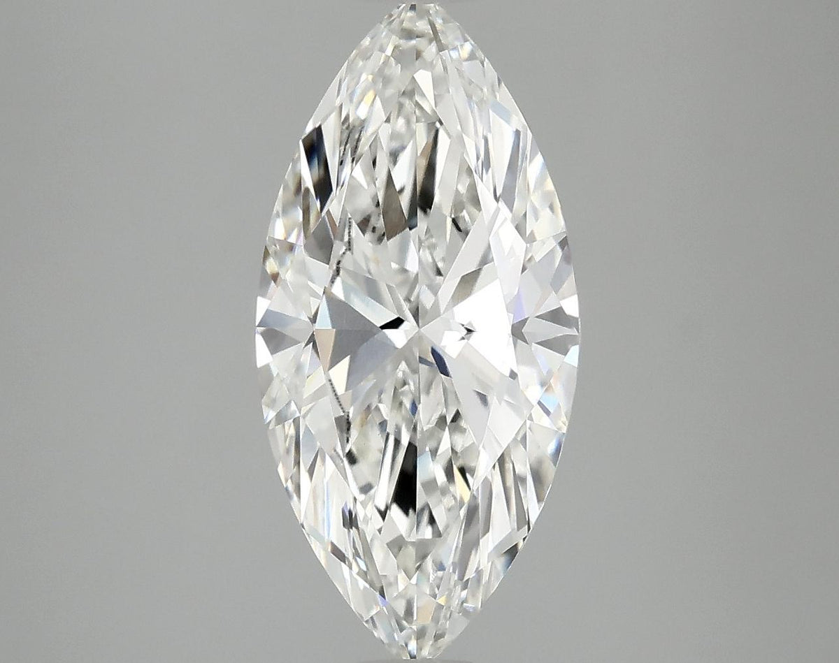 3.03 Carat Marquise Shaped Excellent Cut VVS2 IGI Certified Lab Grown Diamond