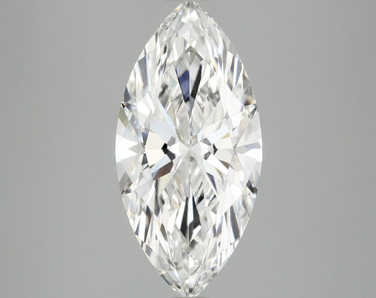 3.03 Carat Marquise Shaped Excellent Cut VVS2 IGI Certified Lab Grown Diamond