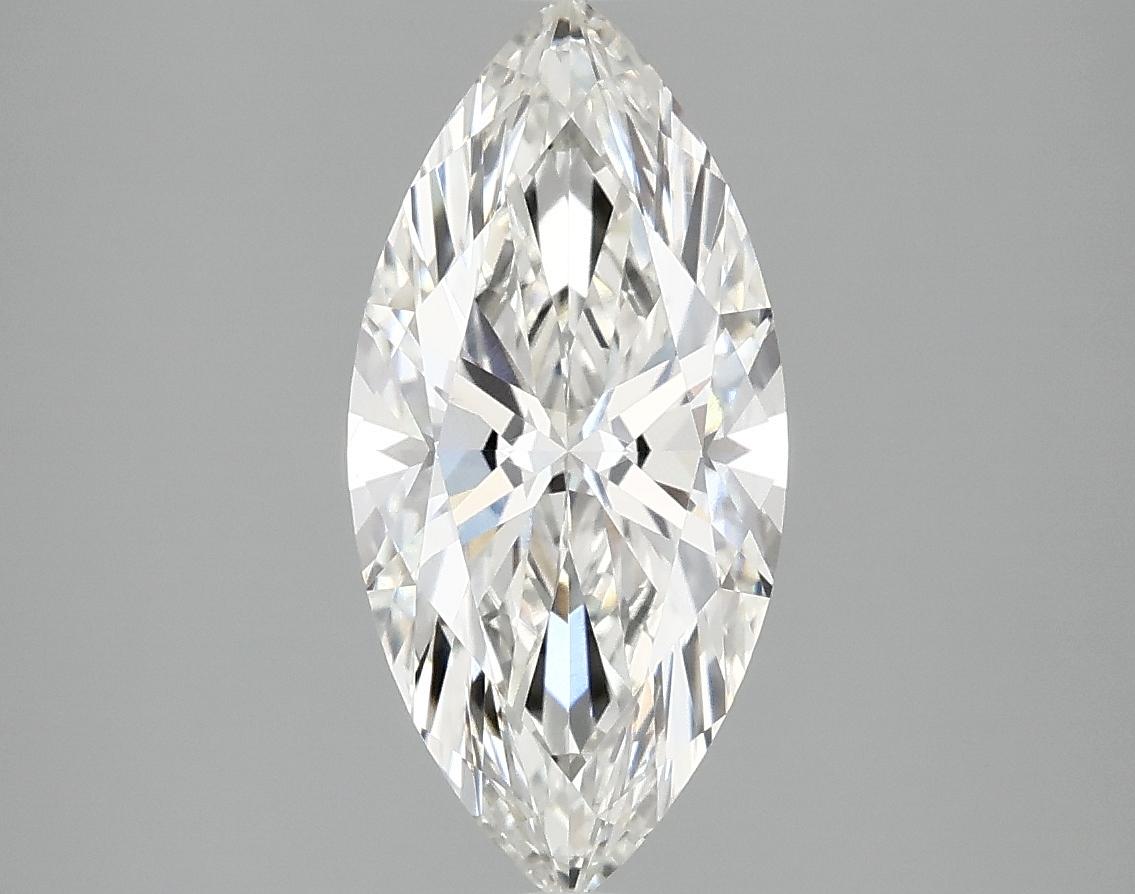 2.08 Carat Marquise Shaped Excellent Cut VVS2 IGI Certified Lab Grown Diamond