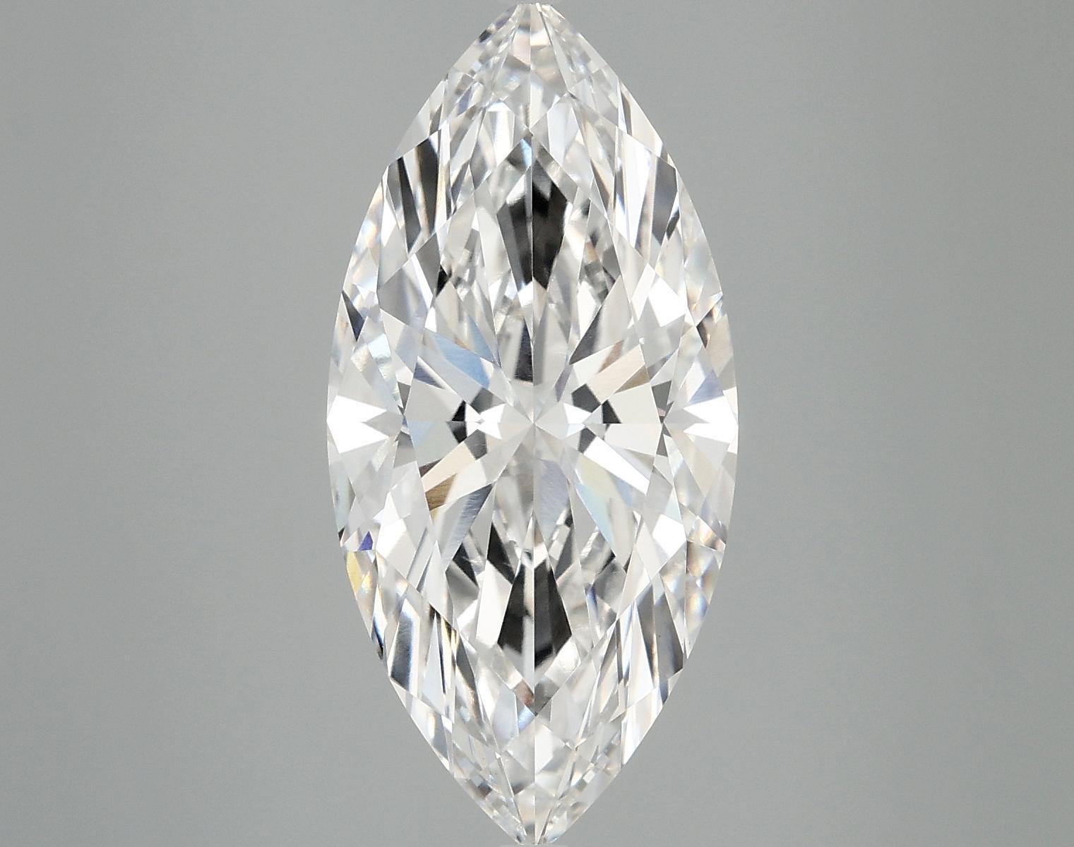 4.81 Carat Marquise Shaped Excellent Cut VVS2 IGI Certified Lab Grown Diamond