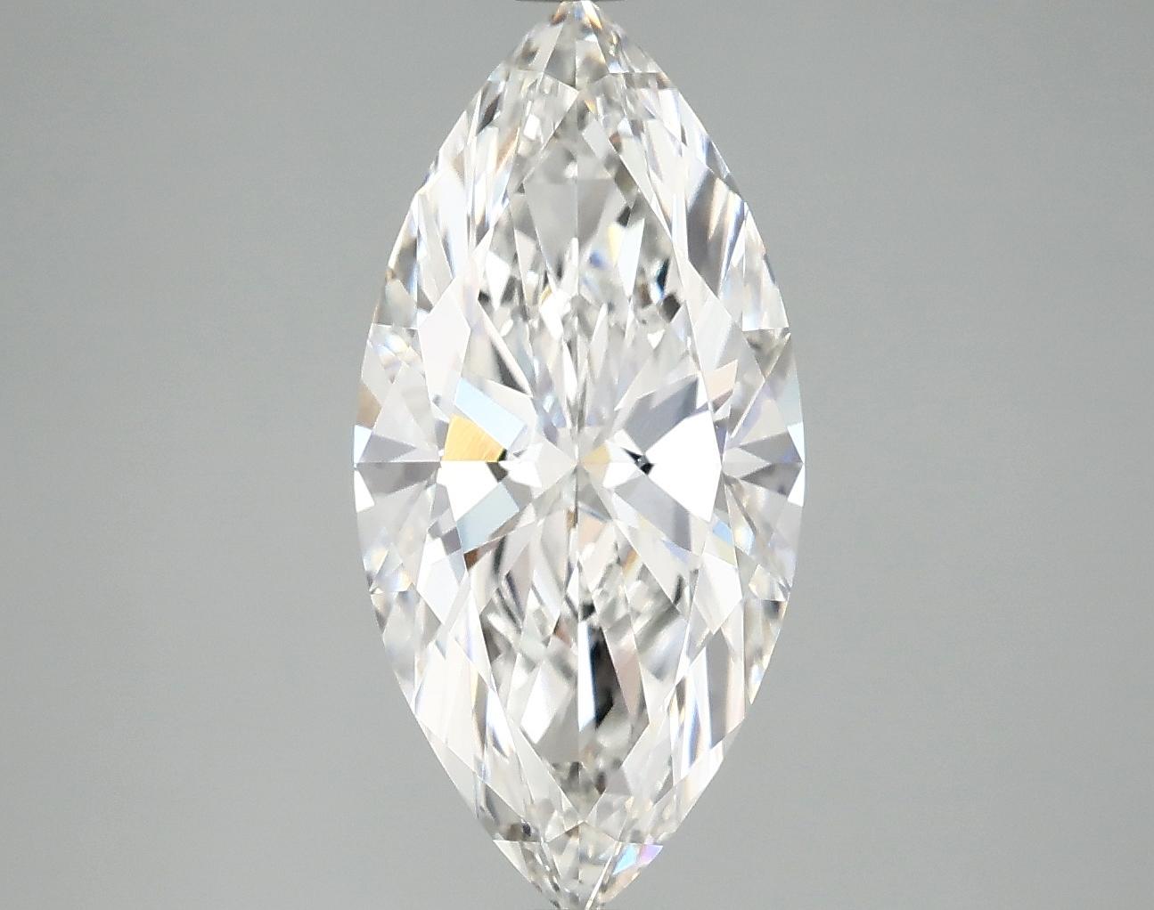 2.98 Carat Marquise Shaped Excellent Cut VVS2 IGI Certified Lab Grown Diamond