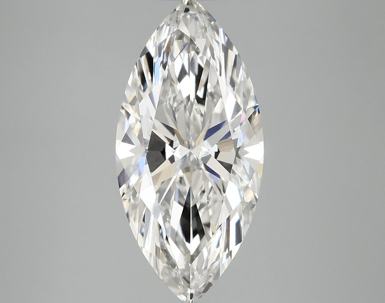 2.99 Carat Marquise Shaped Excellent Cut VVS2 IGI Certified Lab Grown Diamond