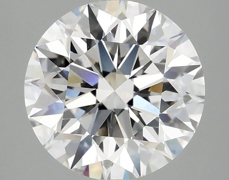 3.09 Carat Round Shaped Excellent Cut VVS2 IGI Certified Lab Grown Diamond