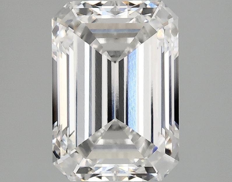 2.5 Carat Emerald Shaped Ideal Cut VVS2 IGI Certified Lab Grown Diamond