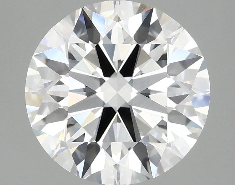 3.08 Carat Round Shaped Ideal Cut VVS2 IGI Certified Lab Grown Diamond
