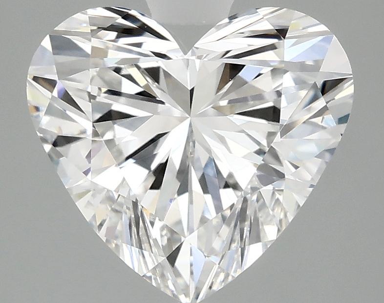 2.98 Carat Heart Shaped Ideal Cut VVS2 IGI Certified Lab Grown Diamond